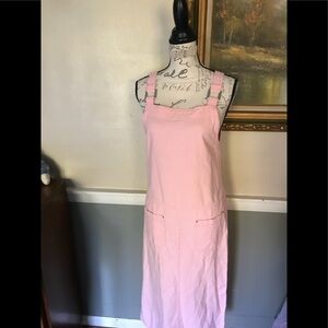 Mountain Lake Casuals Pink Gingham Cotton Dress M ‼️FINAL SALE